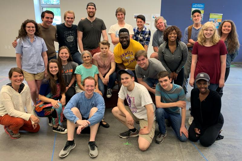 Heartwood Regional Theater Co. cast of “Big River: The Adventures of Huckleberry Finn”